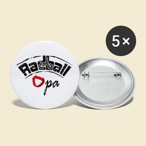 Radball | Opa - Buttons groß 56 mm (5er Pack)