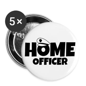 Home Officer - Buttons large 2.2''/56 mm (5-pack) - white - Front