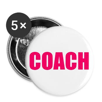 Coach - Buttons large 2.2''/56 mm (5-pack) - white - Front