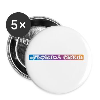 Florida Crew - Buttons large 2.2''/56 mm (5-pack) - white - Front