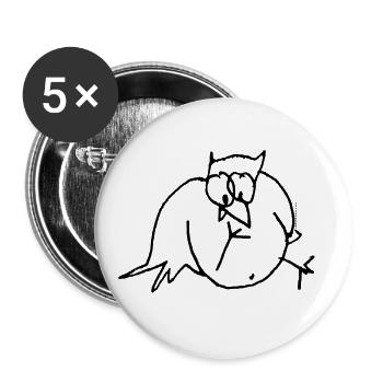VOGI ! - Buttons large 2.2''/56 mm (5-pack) - white - Front