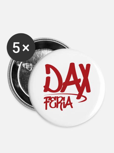 DAX Feria - Buttons groß 56 mm (5er Pack) - Weiß