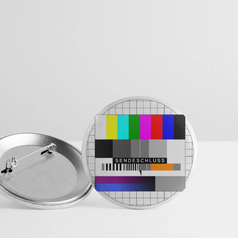 Broadcast Deadline Test Pattern Buttons large 2.2''/56 mm (5-pack)