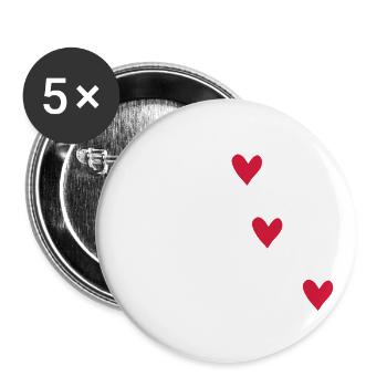 Beste Ärztin der Welt - Buttons groß 56 mm (5er Pack) - Weiß - Vorne