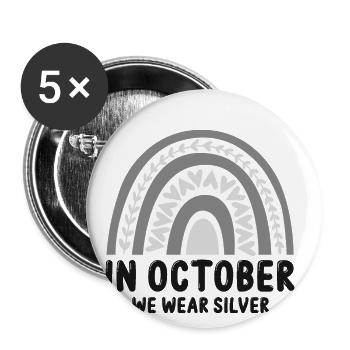 Professeur de dyslexie pour les thérapeutes de Legathenia - Lot de 5 grands badges (56 mm) - blanc - Devant