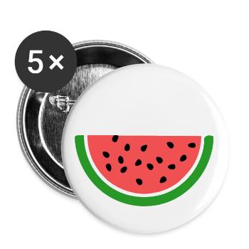 THIS IS NOT A WATERMELON - Buttons groß 56 mm (5er Pack) - Weiß - Vorne