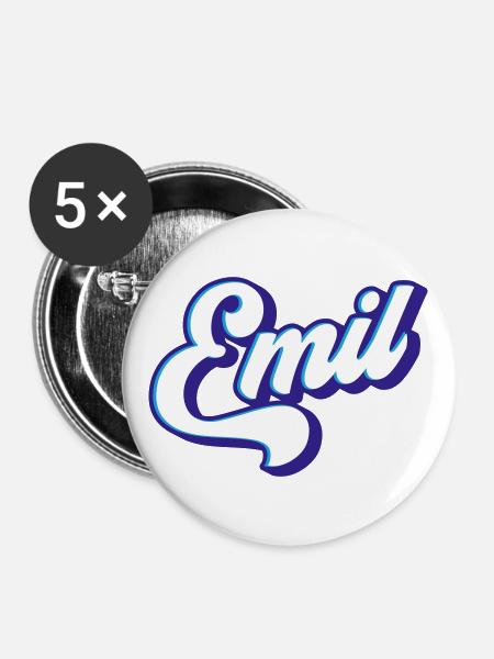 Emil | Colors changeable - Buttons large 2.2''/56 mm (5-pack) - white