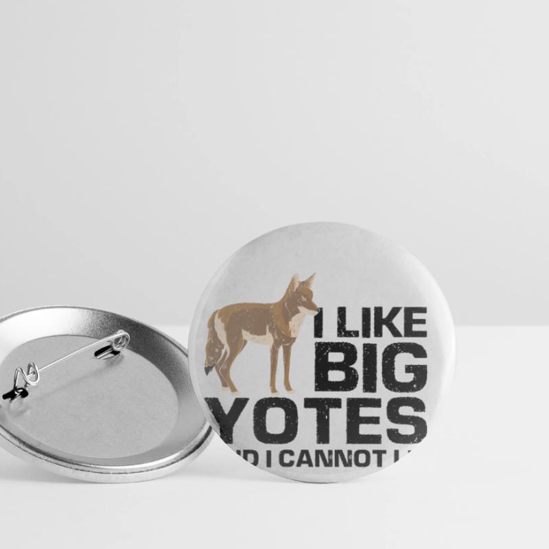 Conception de coyote pour les réacteurs de coyote Lot de 5 grands badges (56 mm)