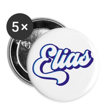 Elijah | Colors changeable - Buttons large 2.2''/56 mm (5-pack) - white - Front
