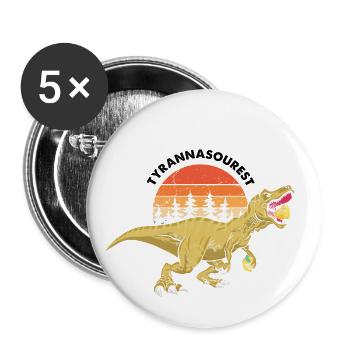 Limonade Limonade Limonade Limonade Stand Design - Lot de 5 grands badges (56 mm) - blanc - Devant