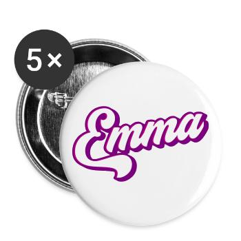 Emma | Colors changeable - Buttons large 2.2''/56 mm (5-pack) - white - Front
