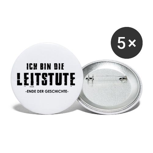 Leitstute- Ende der Geschichte - Buttons groß 56 mm (5er Pack)