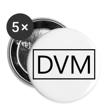 DVM Proud Graduated Veterinary Student Gift - Buttons large 2.2''/56 mm (5-pack) - white - Front