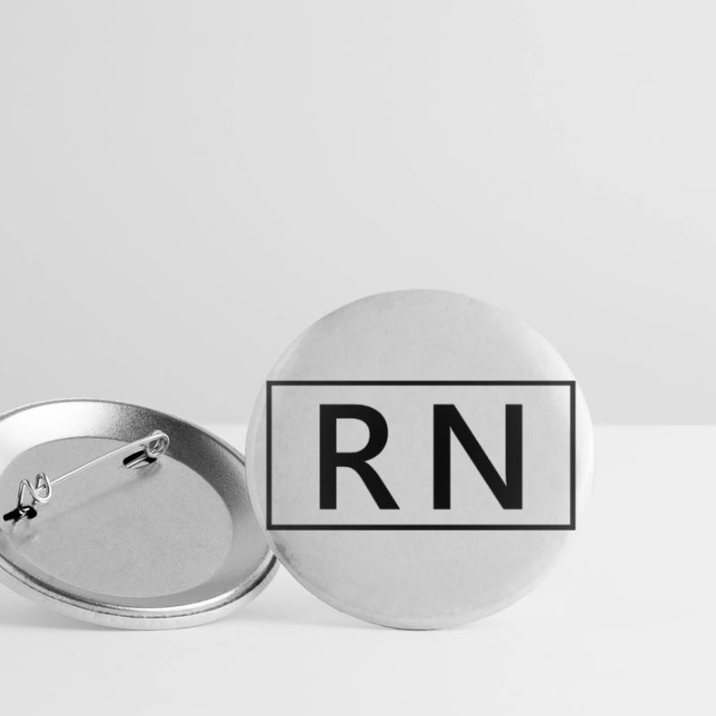 RN oder Registered Nurse Proud Graduated Nursing Buttons groß 56 mm (5er Pack)