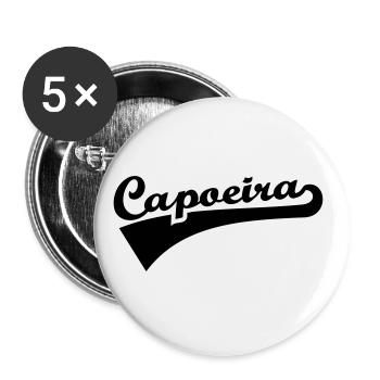 Capoeira - Lot de 5 grands badges (56 mm) - blanc - Devant