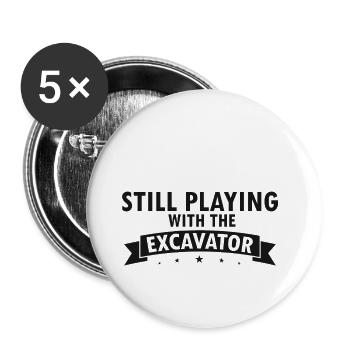 House Demolition and Renovation Design - Buttons large 2.2''/56 mm (5-pack) - white - Front