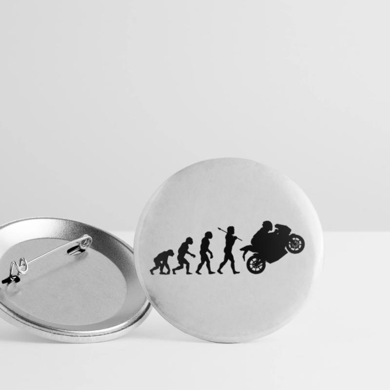 Biker Evolution Buttons groß 56 mm (5er Pack)