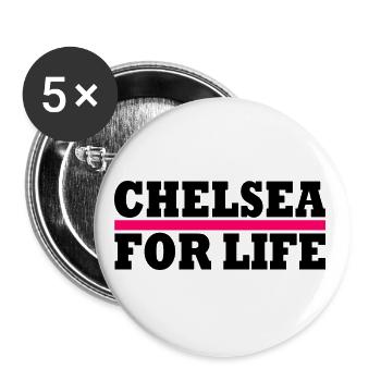 Chelsea - Buttons large 2.2''/56 mm (5-pack) - white - Front