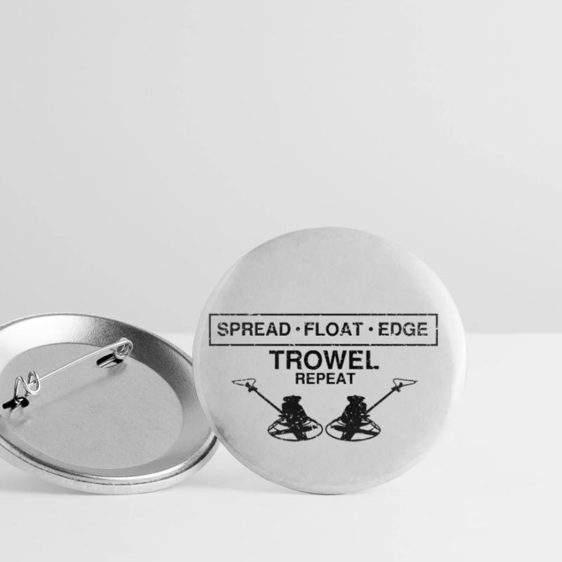 Concrete builder design for construction workers and construction site Buttons large 2.2''/56 mm (5-pack)