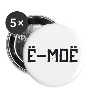 Incredible! Saying in Russian Russak Russia - Buttons large 2.2''/56 mm (5-pack) - white - Front