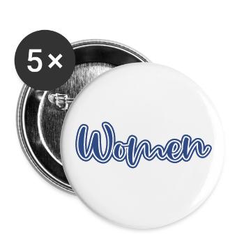 Women - Buttons large 2.2''/56 mm (5-pack) - white - Front