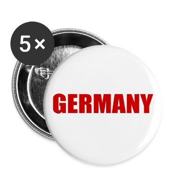 Germany - Buttons large 2.2''/56 mm (5-pack) - white - Front