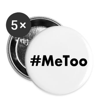 Me too - Buttons groß 56 mm (5er Pack) - Weiß - Vorne