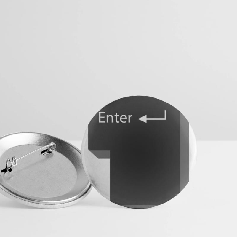 Enter button computer gift idea Buttons large 2.2''/56 mm (5-pack)
