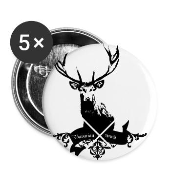 Bavarian Youth - Buttons groß 56 mm (5er Pack) - Weiß - Vorne