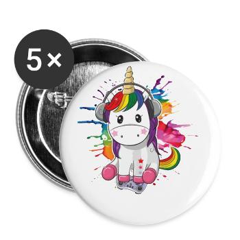 Play Controller Gaming Unicorn Controller - Buttons large 2.2''/56 mm (5-pack) - white - Front