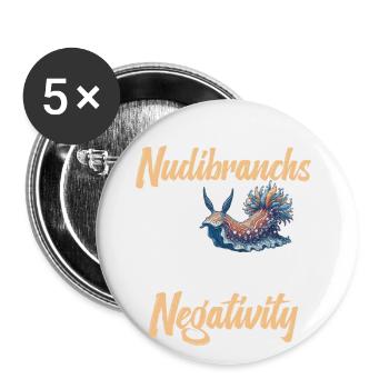 If someone says that they have too many slugs - Buttons large 2.2''/56 mm (5-pack) - white - Front