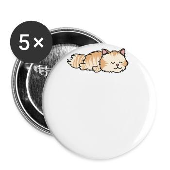 Nur Verlierer Brauchen Eine Bauchspeicheldrüse - Buttons groß 56 mm (5er Pack) - Weiß - Vorne