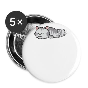 Nur Verlierer Brauchen Eine Bauchspeicheldrüse - Buttons groß 56 mm (5er Pack) - Weiß - Vorne