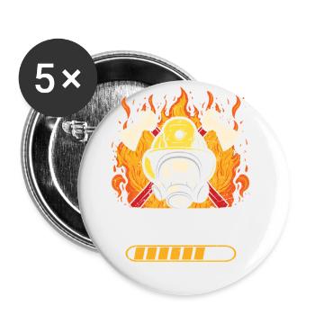 Police cadet I gave up my life to - Buttons large 2.2''/56 mm (5-pack) - white - Front