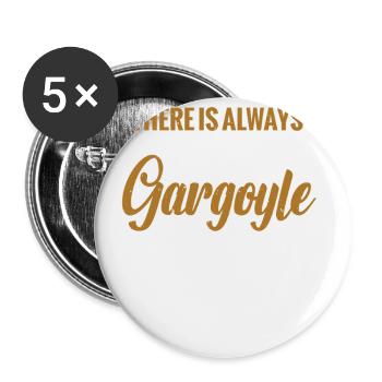 There is always room for another - Buttons large 2.2''/56 mm (5-pack) - white - Front