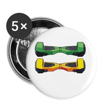 What do you mean that I have enough hoverboards - Buttons large 2.2''/56 mm (5-pack) - white - Front