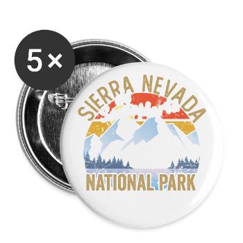 Sierra nevada de santa marta national park - Buttons groß 56 mm (5er Pack) - Weiß - Vorne
