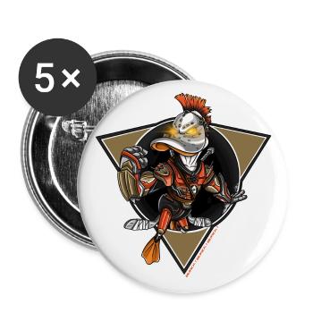 Les DUCKS - Lot de 5 grands badges (56 mm) - blanc - Devant