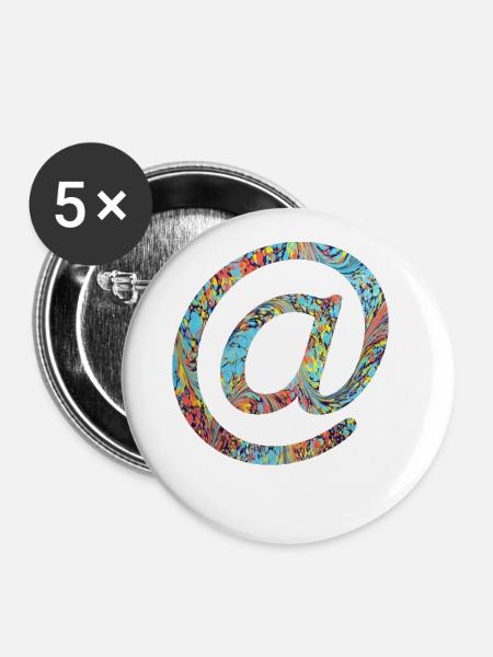 @ et e 31 - Buttons groß 56 mm (5er Pack) - Weiß