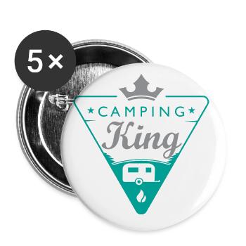 Camping Shirt King - Buttons large 2.2''/56 mm (5-pack) - white - Front