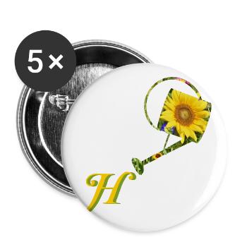 1000 000 000 000 - Lot de 5 grands badges (56 mm) - blanc - Devant