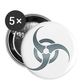 Hacking Hacking Hacker Hacker Computer Cybersicherheit - Buttons groß 56 mm (5er Pack) - Weiß - Vorne
