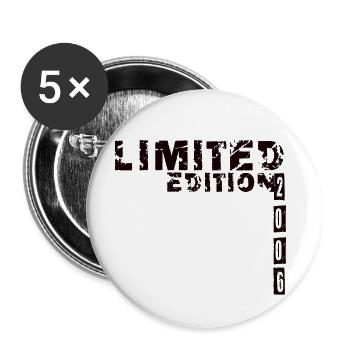 Limited Edition 2006 Birthday Boy Girl - Buttons large 2.2''/56 mm (5-pack) - white - Front