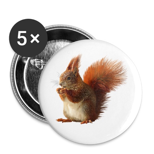 Egern - Buttons/Badges stor, 56 mm (5-pack)