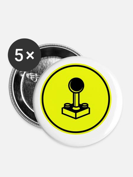 Joystick Gamer - Buttons groß 56 mm (5er Pack) - Weiß