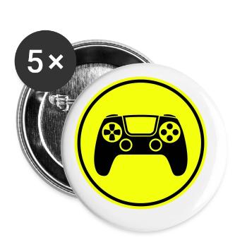 Gamepad Symbol Controller - Buttons large 2.2''/56 mm (5-pack) - white - Front
