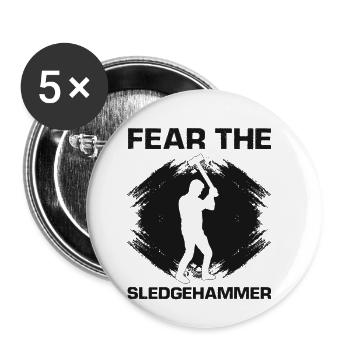 House Demolition and Renovation Design - Buttons large 2.2''/56 mm (5-pack) - white - Front