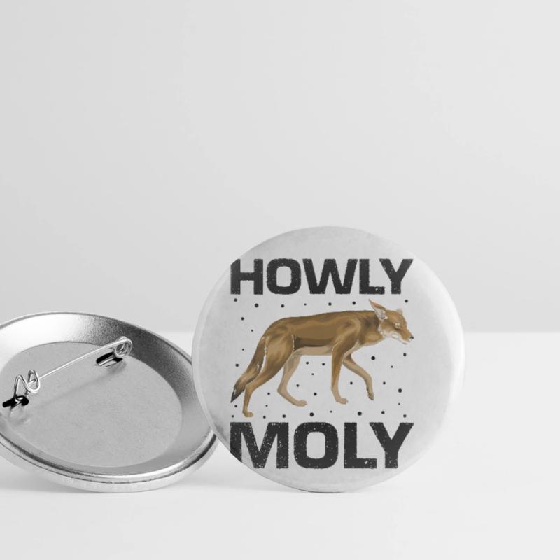 Conception de coyote pour les réacteurs de coyote Lot de 5 grands badges (56 mm)