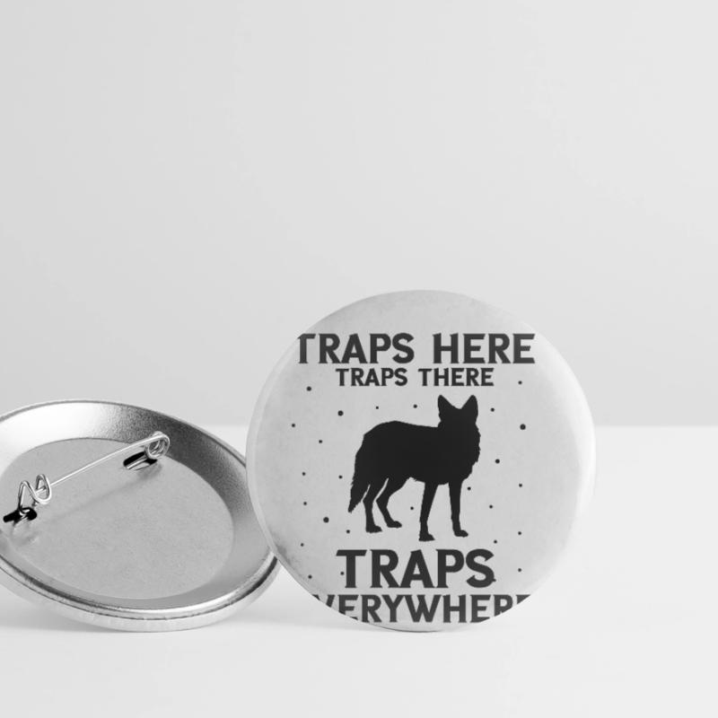 Conception de coyote pour les réacteurs de coyote Lot de 5 grands badges (56 mm)