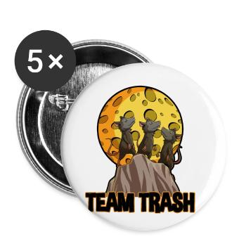 Opossum Design for Possum Fans and Opossum Fans - Buttons large 2.2''/56 mm (5-pack) - white - Front